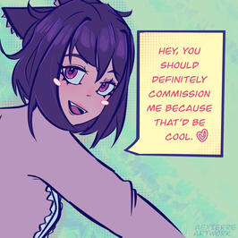 lineart + bust + coloured