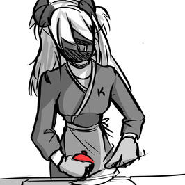 sketch + halfbody + coloured